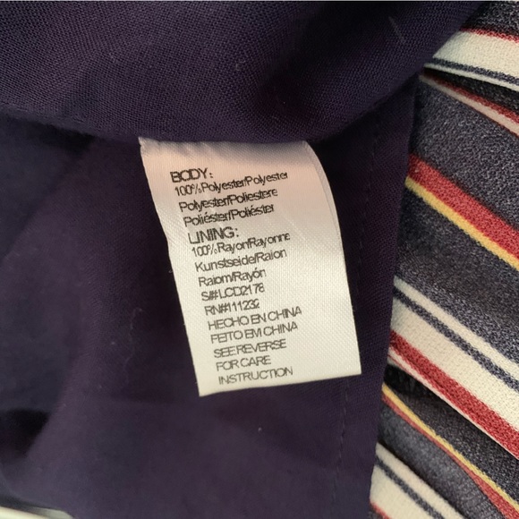 LUCCA COUTURE | NWT Striped Wrap Midi Dress Size XS - Picture 11 of 12